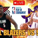 🏀 NBA PLAY IN 🏀 Portland Trail Blazers vs Phoenix Suns LIVE Play by Play & Reaction LIVE SCOREBOARD