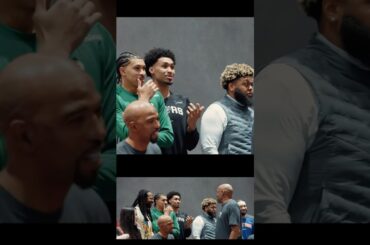 Ron & Dylan messing with their dad 🤣🤣🤣 #celtics #nba #shorts