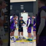 LeBron, Luke, and the Lakers BTS at Practice #NBA