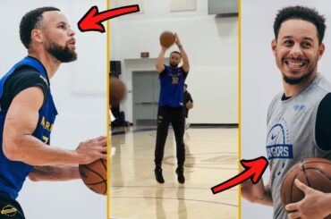 Steph Curry, Seth Curry & Golden State Warriors Practice Today Before Facing Clippers In The Play-In