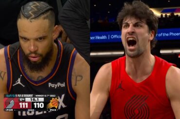 INSANE FINAL 40 seconds to Phoenix Suns vs Portland Trail Blazers Play-In Game