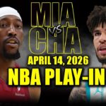 Miami Heat vs Charlotte Hornets Full Game Highlights – April 14 2026 | NBA Play in Tournament