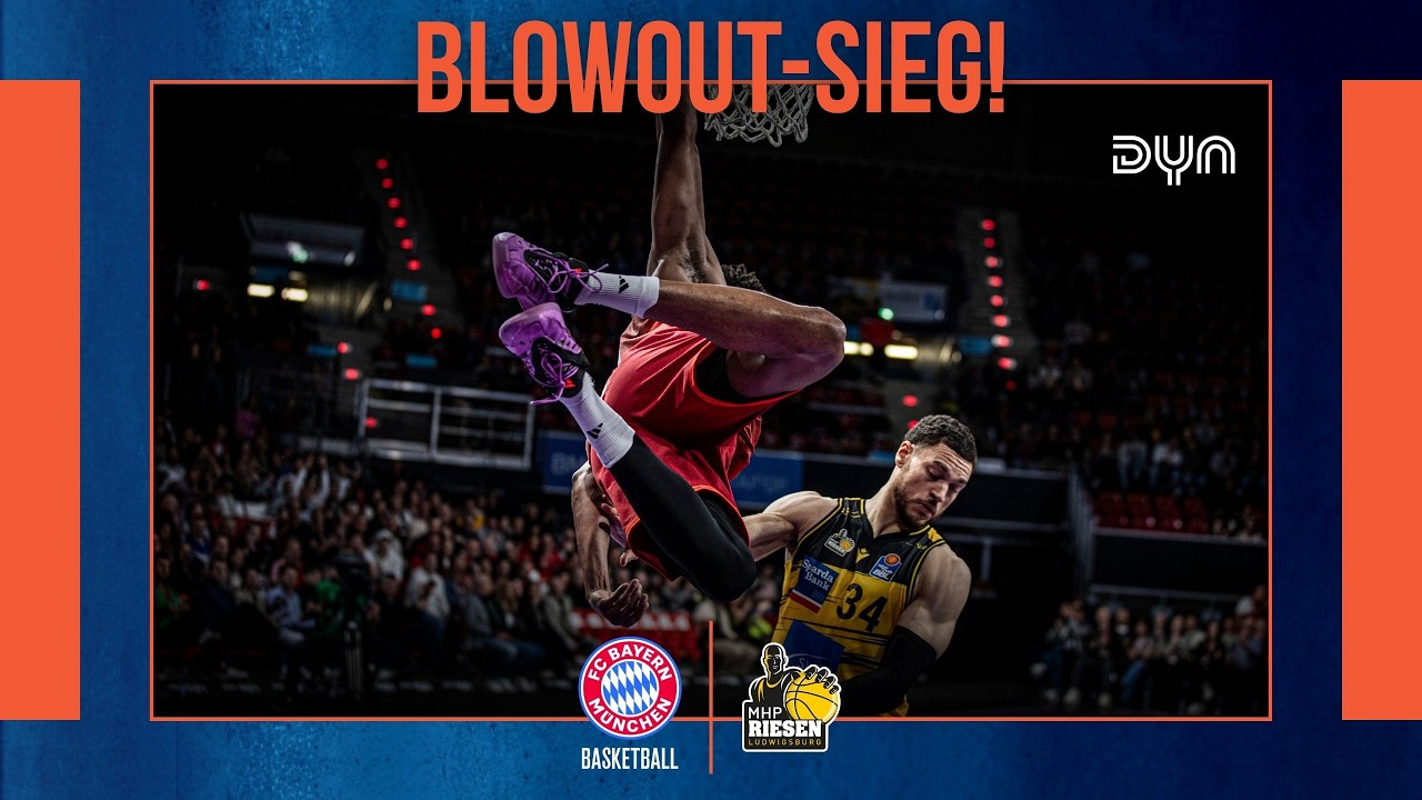 Highlights: FC Bayern München Basketball - MHP RIESEN Ludwigsburg | easyCredit BBL | Dyn Basketball