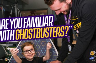 Luka, LeBron and the Lakers Surprised Patients at UCLA Hospitals