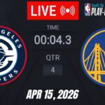 NBA LIVE! Golden State Warriors vs Los Angeles Clippers April 15, 2026 2026 NBA Playin Tournament 2K