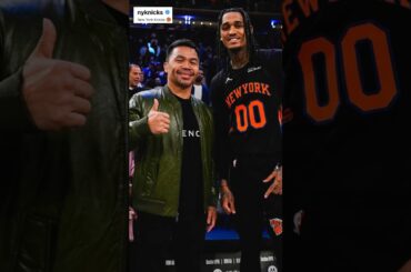 🇵🇭 Manny Pacquiao & Jordan Clarkson reunite on Knicks Filipino Night 👊