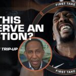 Should LaMelo have been EJECTED after tripping Bam? 👀 Stephen A.'s thoughts | First Take
