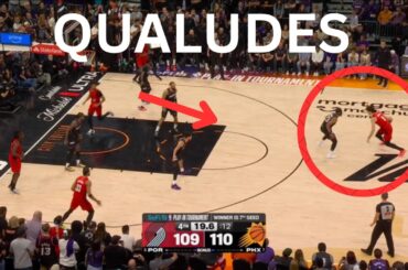 PHOENIX SUNS quaaludes coaching vs. PORTLAND TRAIL BLAZERS | PLAY-IN