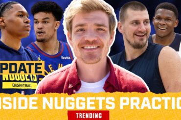 NEW Playoff Injury News, Jokic Talks Anthony Edwards & Timberwolves + More | Inside Nuggets Practice