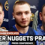 Nikola Jokic on Ant & Nuggets Give Injury Updates, Timberwolves Round 1 of NBA Playoffs & More