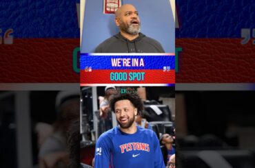 Pistons AREN'T WORRIED About The Noise! #nba #playoffs #confidence #shorts #sports