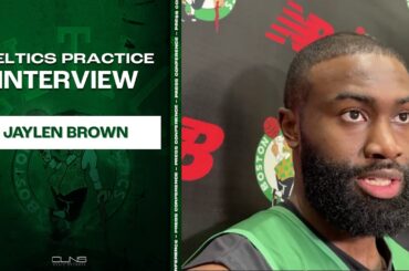 Jaylen Brown: "I Feel Like I'm Entering my Prime" | Celtics Practice Interview