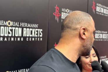 Houston Rockets Practice: Ime talks Lebron and Durant ahead of gsme 1