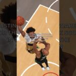 Justin Champagnie now holds the highest dunk score in the NBA 😤 #dunk #highlight #poster #shorts