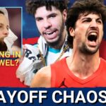 PLAYOFFS BEGIN: Blazers-Spurs Preview, LaMelo Ball's DIRTY Play, Miami Heat Offseason Questions