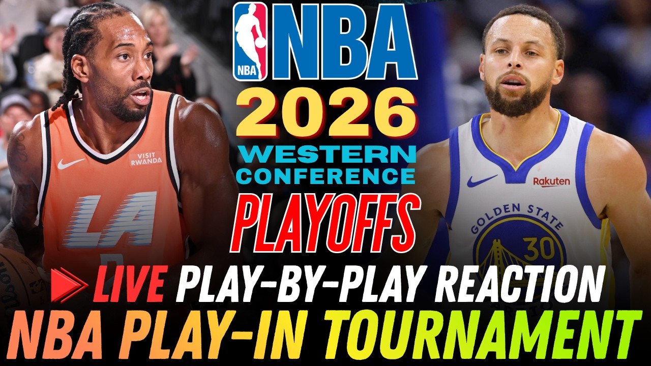 🔴GSW VS CLIPPERS │ 2026 NBA PLAY-IN TOURNAMENT Basketball Play-By-Play Reaction & Scoreboard