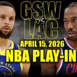 Golden State Warriors vs Los Angeles Clippers Full Game Highlights– April 15| NBA Play-In Tournament