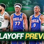 Celtics Face Sixers in Round 1 of NBA Playoffs! | Garden Report on CLNS