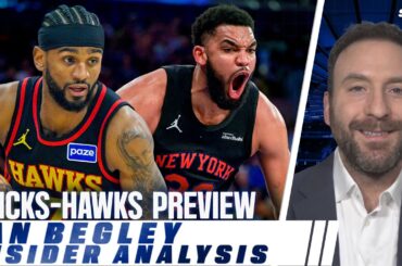 Ian Begley previews Knicks-Hawks first round matchup | SportsNite