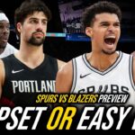SPURS vs BLAZERS Preview | Unang Pagsubok ni Victor Wembanyama sa Playoffs