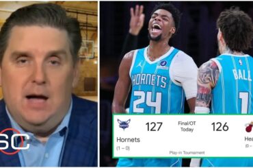 "LaMelo Ball is unreal" - ESPN on Charlotte Hornets win Play-In OT thriller to eliminate Miami Heat