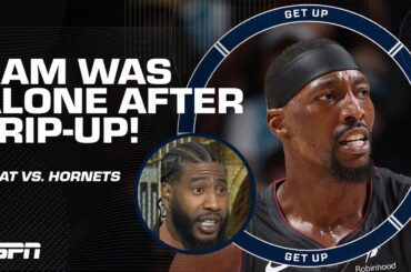 WHERE ARE HIS GUYS?! - Iman Shumpert to the Heat after Bam was tripped by LaMelo | Get Up