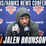 Jalen Brunson previews Knicks' matchup with Hawks in the NBA Playoffs