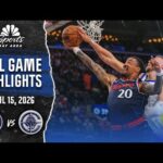 Warriors vs. Clippers highlights: Watch top plays in Golden State's 126-121 win | NBC Sports BA