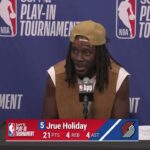 Jrue Holiday Talks About Gritty, Team Win in Play-In | Portland Trail Blazers | April 14, 2026