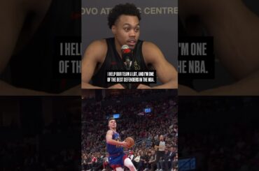 TALK YOUR TALK 4 😤 DEFENSE DON’T LIE 🔒 #raptors #nba scottiebarnes