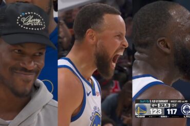 Steph Curry CRAZY go ahead 3 and Draymond clamps Kawhi to WIN vs Clippers