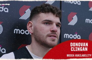 Donovan Clingan On Mindset Heading Into The Playoffs | Portland Trail Blazers | April 16, 2026