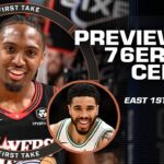 BOX OFFICE 📺 Stephen A. & Mad Dog preview 76ers vs. Celtics Game 1 | First Take