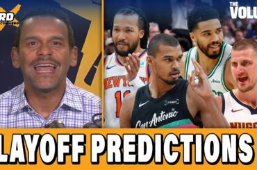NBA Playoff PREDICTIONS: Wemby & Spurs OVER Thunder? Knicks UPSET Celtics? | THE HERD