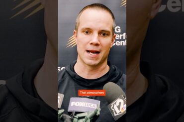 "That atmosphere is one of one." Need the energy tomorrow, Suns fans! 🗣️ #shorts | Phoenix Suns