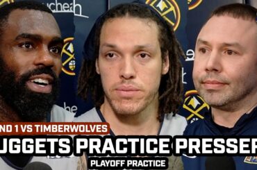 Aaron Gordon & Nuggets on Playing Timberwolves, KEYS to Round 1, & More After Nuggets Practice