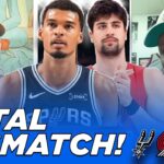 Spurs-Blazers Preview: Victor Wembanyama TOO MUCH for Portland | The Dime With Josh and Kwab