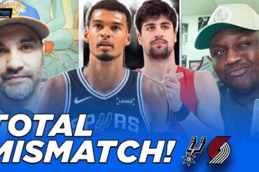 Spurs-Blazers Preview: Victor Wembanyama TOO MUCH for Portland | The Dime With Josh and Kwab