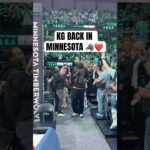 Kevin Garnett getting love in his return back to Minnesota ❤️