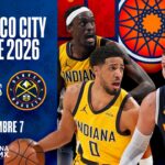 Mexico City Game 2026 CONFIRMADO: Denver Nuggets VS Indiana Pacers