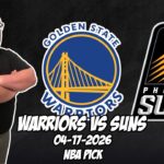 Golden State Warriors vs Phoenix Suns 4/17/26 NBA Free Picks & Prediction | NBA Betting Tips