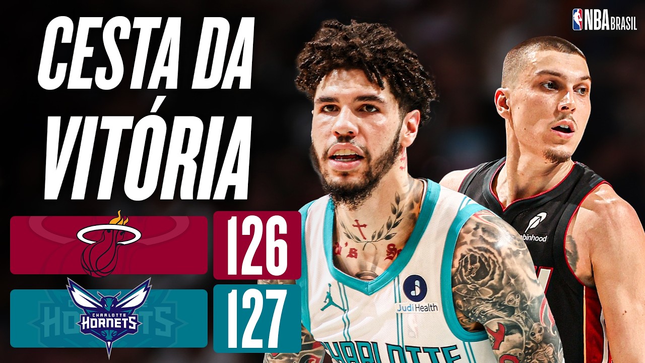 LAMELO BALL faz GAME-WINNER na prorrogação, e HORNETS avançam no Play-In da NBA - Melhores Momentos