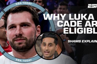 Shams Charania explains decision to make Luka Doncic & Cade Cunningham award-eligible | NBA Today