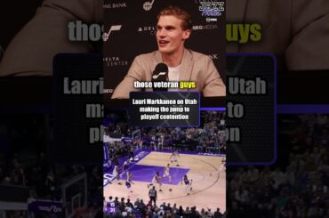 Utah Jazz forward Lauri Markkanen on the team’s desire to compete in the postseason next year. 🏀📈