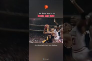 The Play Isn’t Over Block and Save | Michael Jordan vs Indiana Pacers