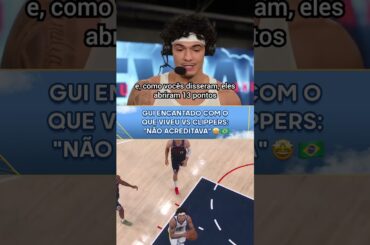 A FELICIDADE DO GUI 🤩🇧🇷 #nba 📹: @NBCSAuthentic