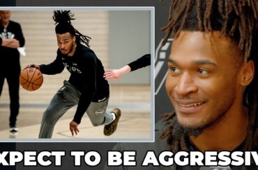 Stephon Castle on the Team's Preparation Ahead of The Spurs NBA Playoff Appearance