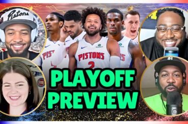 PLAYOFF PREVIEW! | Pistons Predictions & MORE!