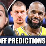 Nick Wright's NBA Playoff + Awards Predictions: Will Lakers SURVIVE Rockets? Celtics-Nuggets Finals?