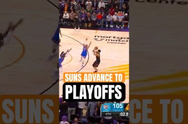 Phoenix Suns ADVANCE To PLAYOFFS To Play Oklahoma City Thunder 🔥